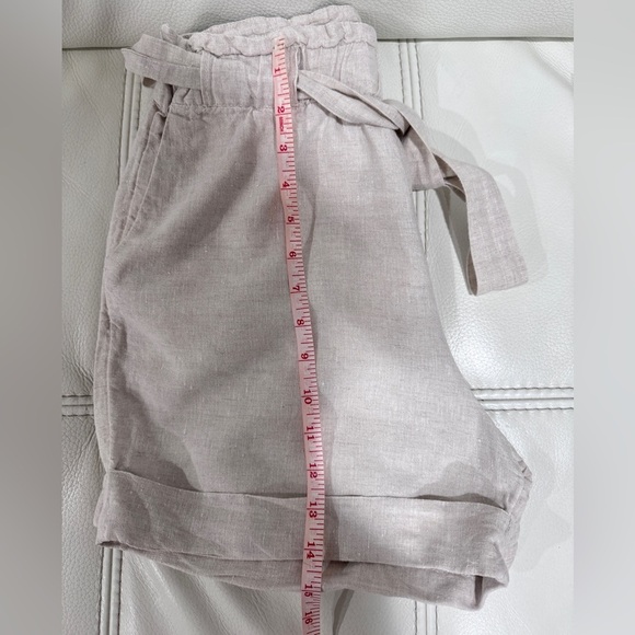 MANGO Linen Belted Shorts In XS - Picture 6 of 7